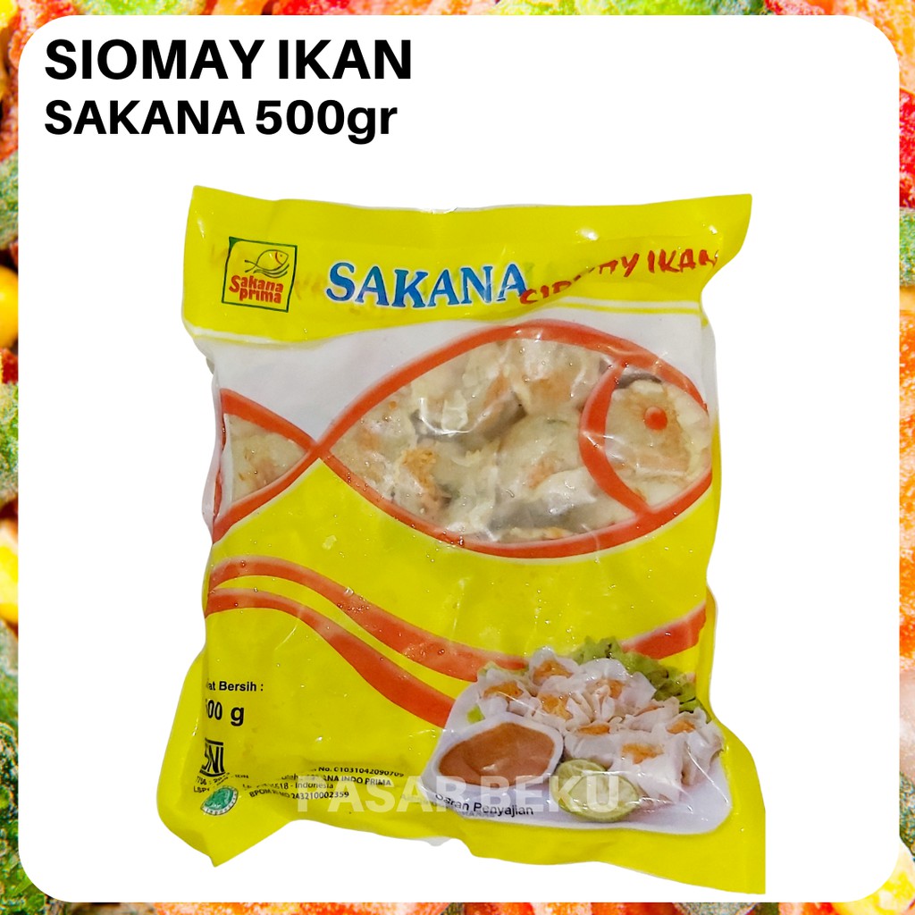 

(Khusus AREA SUMBAR) Siomay Ikan Sakana 500gr Somay Cemilan Frozenfood Padang