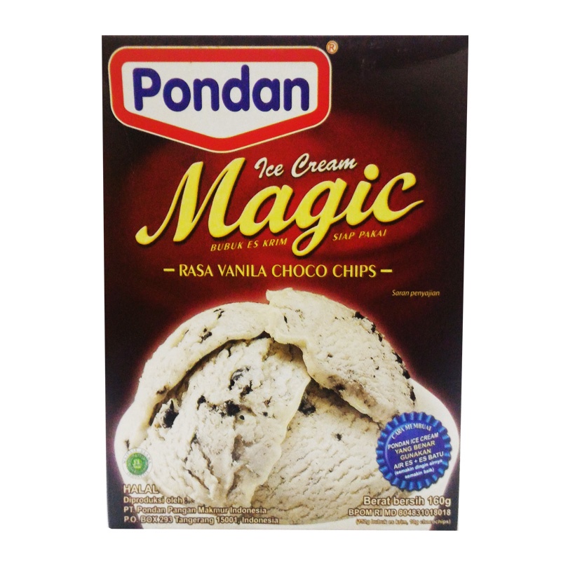 

Pondan Bhn Ice Cr Magic Vanila 160Gr
