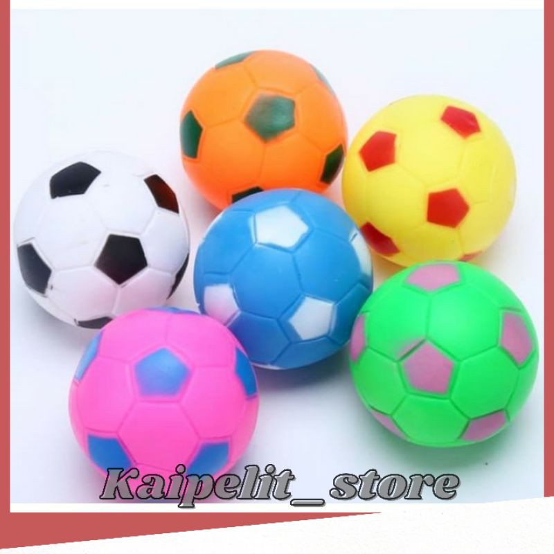 Mainan anak Anak Bola Karet Berbunyi / Mainan bola karet / Bola Bunyi / Mainan Anak Balita