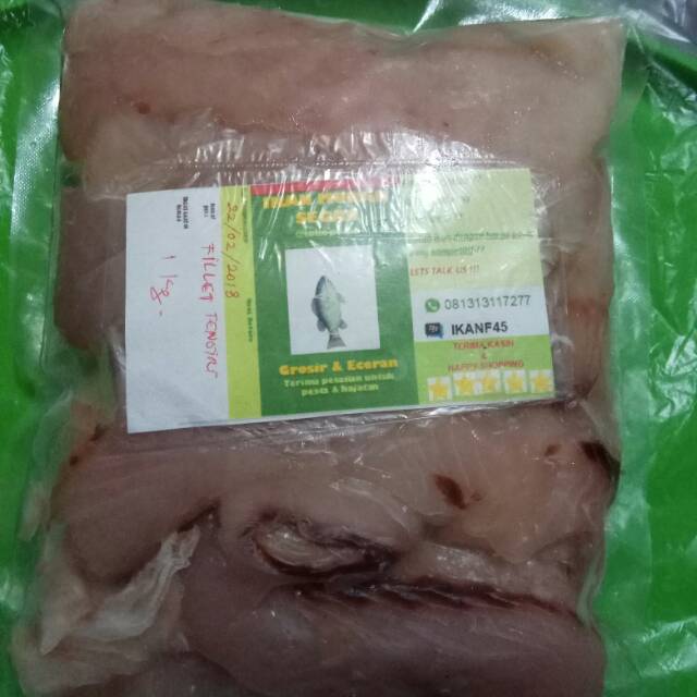 

FILLET IKAN TENGIRI TENGGIRI 1 Kg, SIAP KEROK SIAP GILING