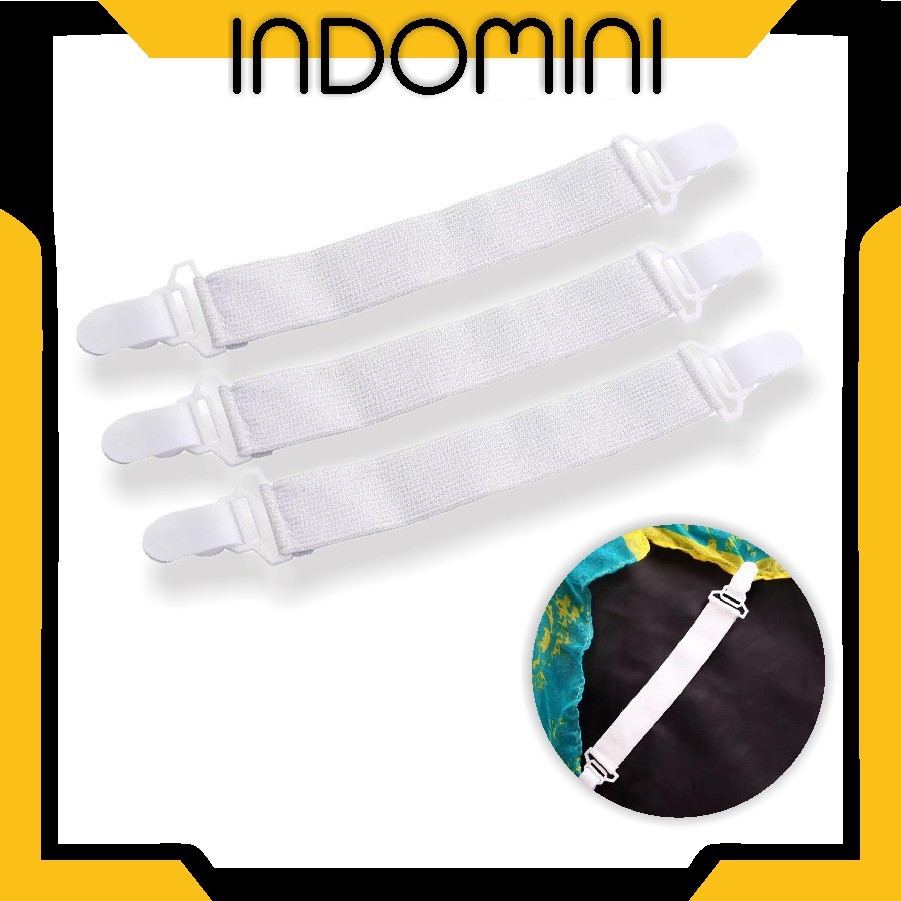 INDOMINI R061 1 PACK ISI 4 PCS PENGAIT SPREI KARET JEPITAN SUDUT SHEET GRIPPER KASUR Import Murah