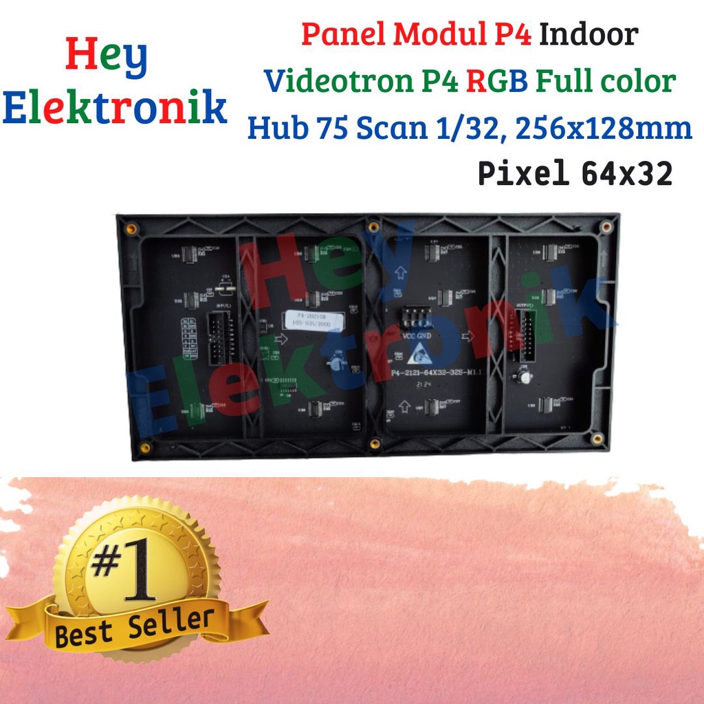 Panel Module Modul P4 Indoor Videotron P4 rgb Full color 256x128mm