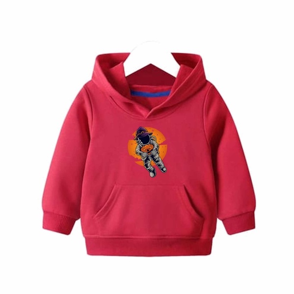 Hoodie Astronot Anak Fleece Pakaian Anak