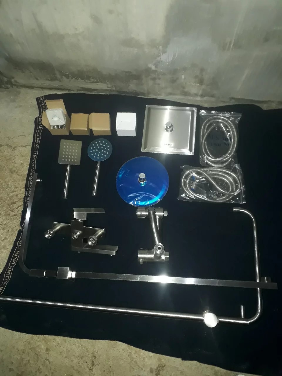 Shower Tiang Set Coulomn Cf6321 Kran Panas Dingin Full Stainless 304 Anti Karat