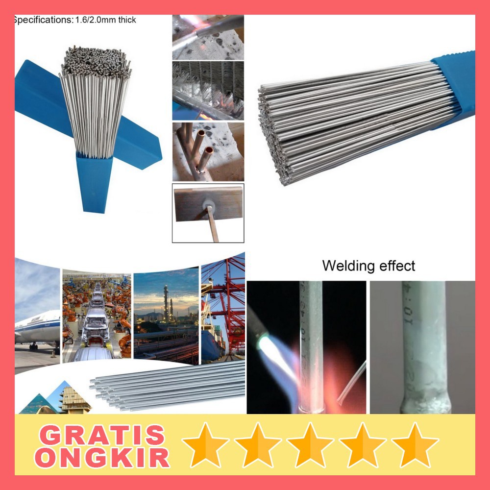 Alat Kawat Las Aluminium Timah Murni Electrode Suhu Rendah 2.0mm 20Pcs - Batang Pengisi Pengelasan M