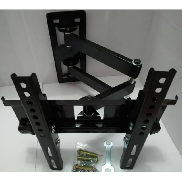 FLASH SALE 9.9 BRACKET TV SWIFEL KUALITAS PREMIUM 14-43 INCHI HARGA PROMO MURAH!!!!!!!