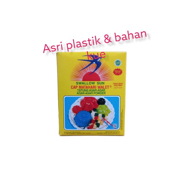 ager agar walet cap matahari asli 1 box