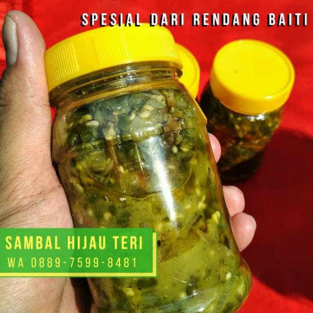 

Sambalado hijau teri