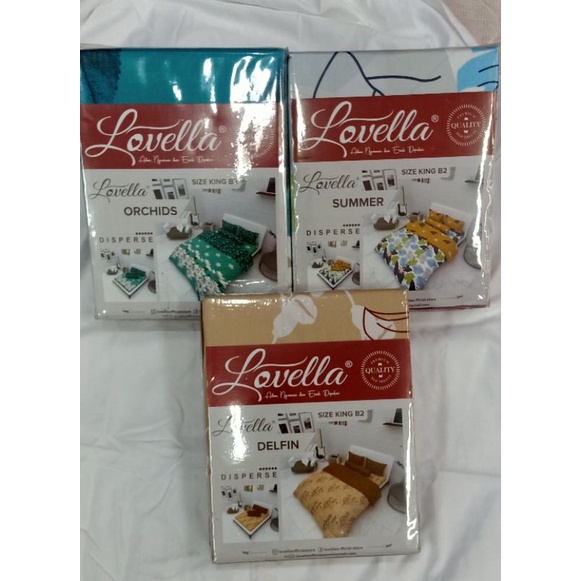 sprei lovella bantal 2 guling2