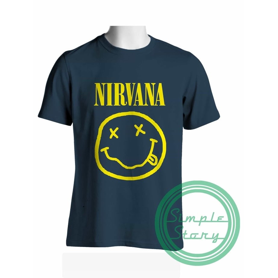 Kaos Tshirt Baju Combed 30S Distro Nirvana