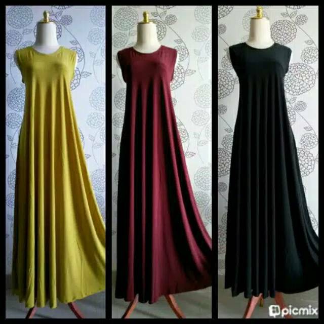 Yukensi Kutung Inner Gamis Jersey Bigsize Jumbo XXL