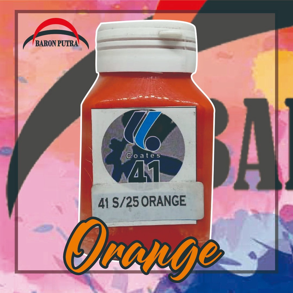

COATES SERI 41S/25 ORANGE 100GR (SABLON STICKER VINYL)