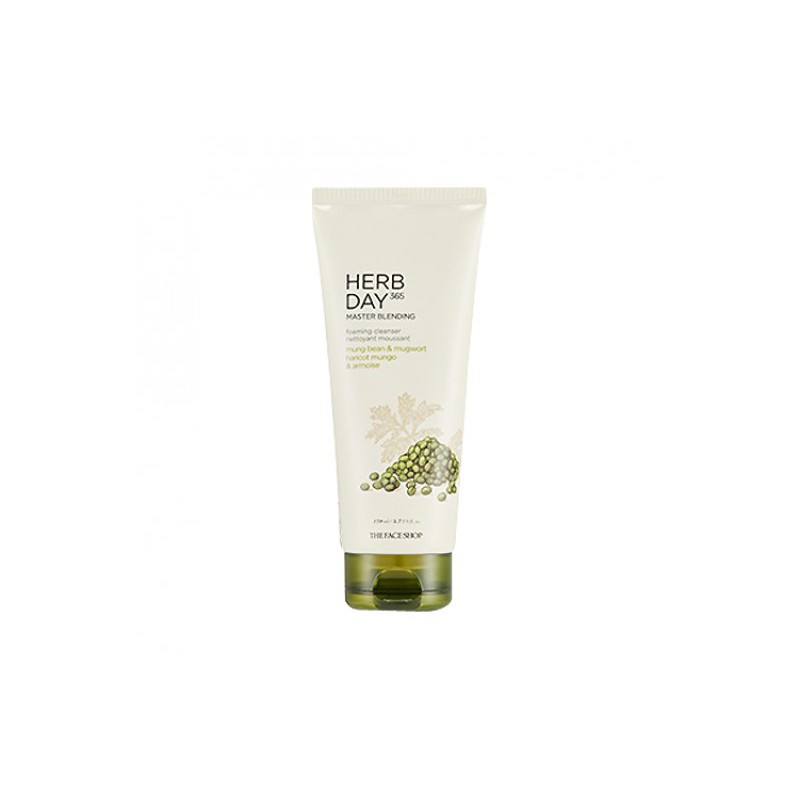 THE FACE SHOP - Herb Day 365 Master Blending Cleansing Foam 170g New Pack