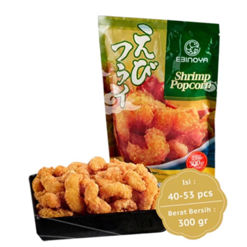 

Ebinoya shrimp popcorn (300 gr) / udang goreng mini