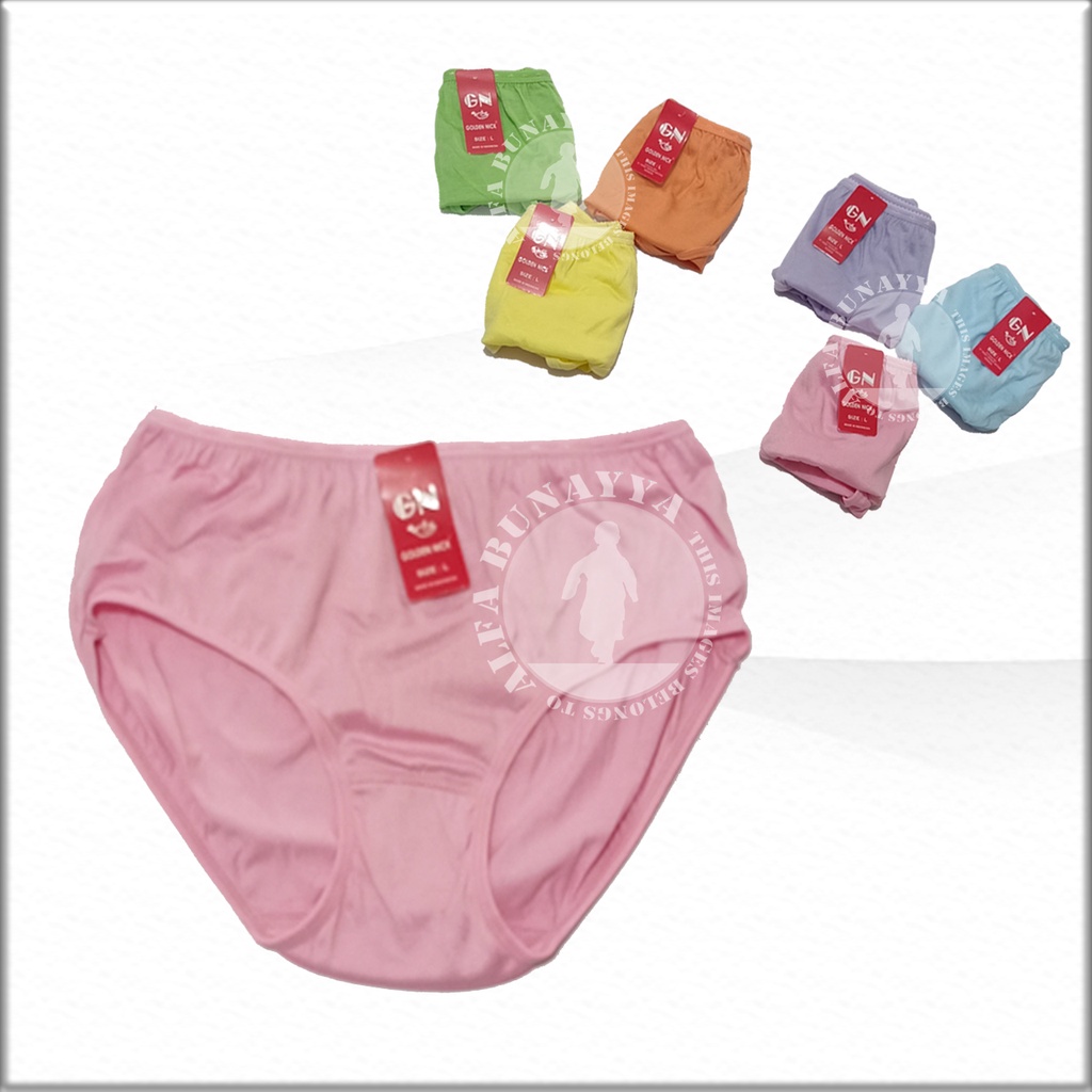 SET 3 Celana Dalam Wanita GOLDEN NICK Warna Pelangi - GN Rainbow - CD GOLDEN NICK - Pakaian Dalam - Underwear