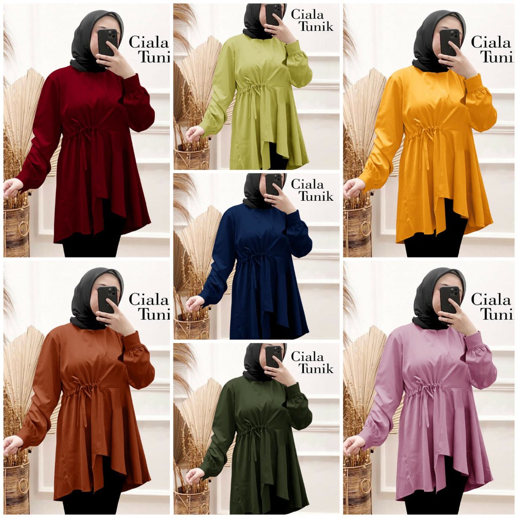 Tunik muslim terbaru / Ciala Tunik moscrepe premium VC