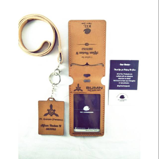 

Id Card Holder Kulit (Vegtan Ori)