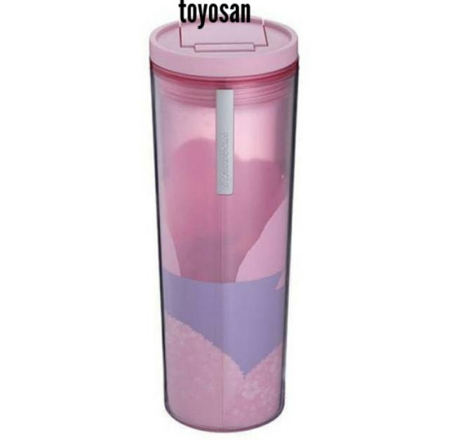 StarbucksTumbler Acrylic Grande  - Purple Blossom Lanscape