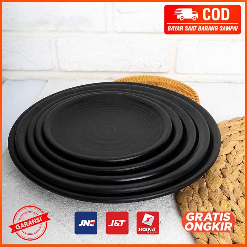 Piring Melamine Dish Plate Japanese Style 10 Inch - W7010