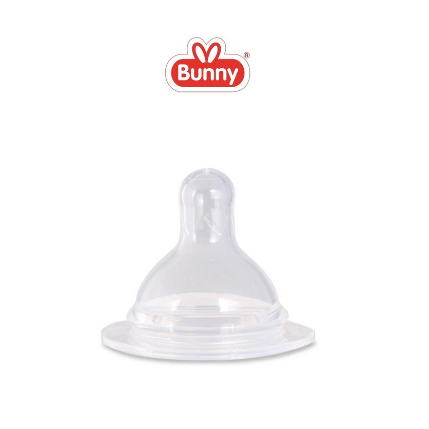 2/3 pcs -  Silicone NIPPLE LUSTY BUNNY WIDE NECK/ORTHODONTIC BPA Free dot bayi leher lebar silikon pengganti niple lustybunny 5701S 5701M 5701L
