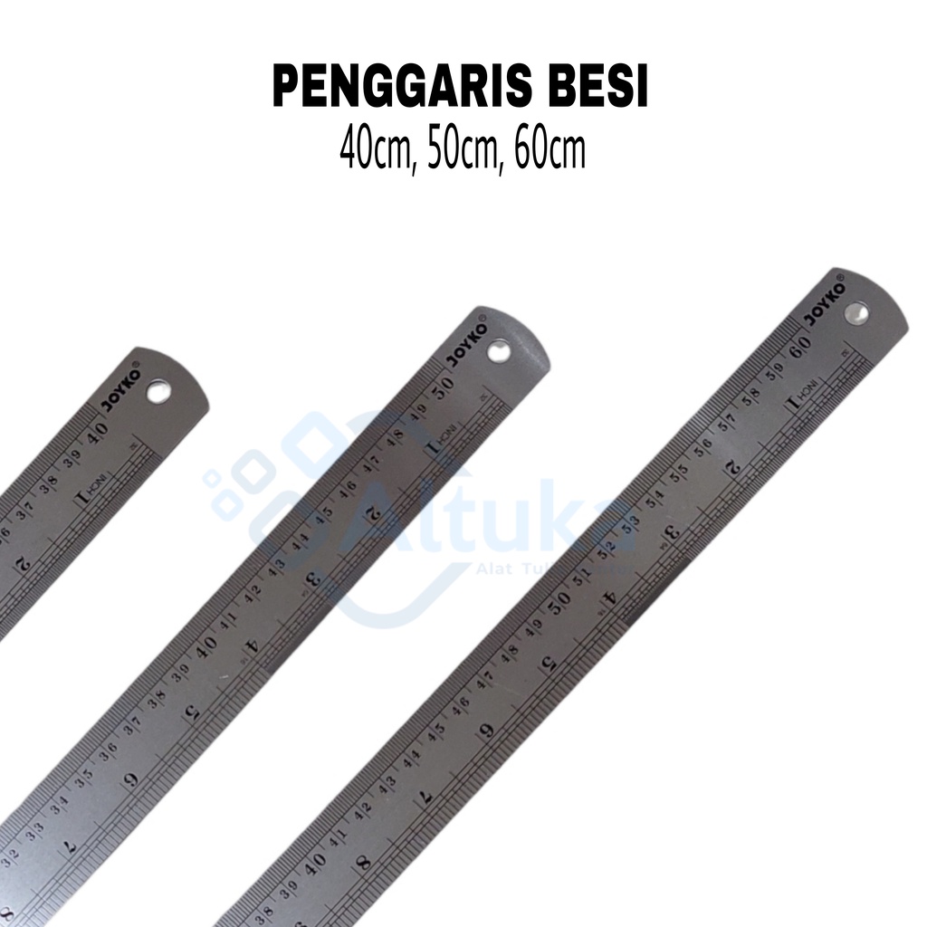 

Penggaris Besi Stainless 40cm / 50cm / 60cm Murah
