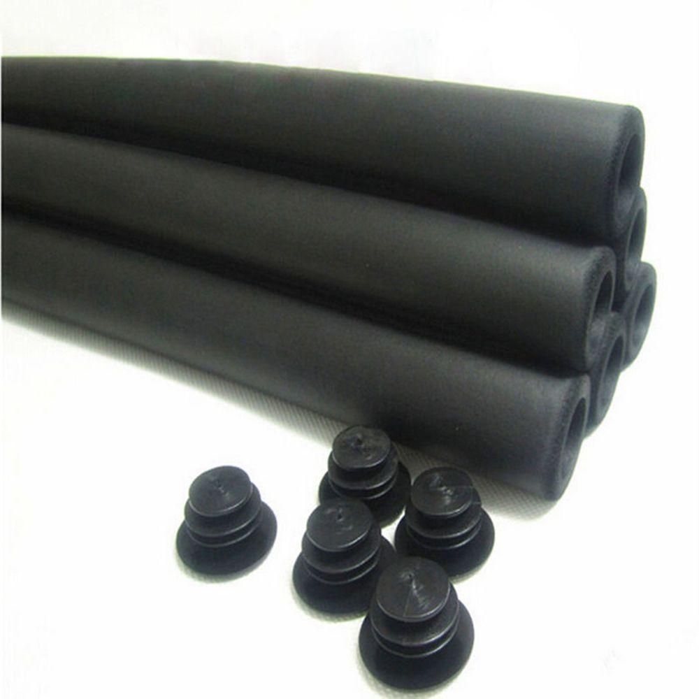 R-FLOWER Stang Cover Grips Sepeda Sepeda Hitam Ujung Bar Lembut