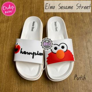  ELMO  SESAME STREET Sandal  import tebal lentur kualitas 