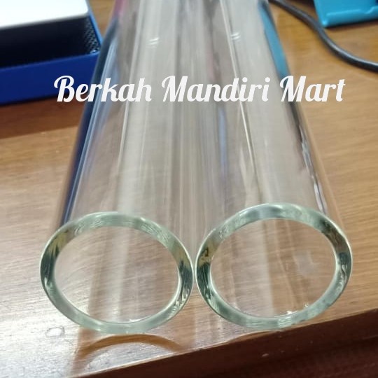 pipa kaca Tahan panas OD 20mm x 30cm