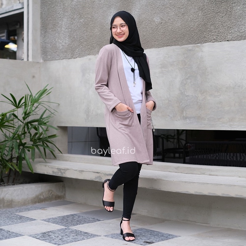 Bayleaf.id- Outer mecca bahan diana denim ( Original bayleaf )