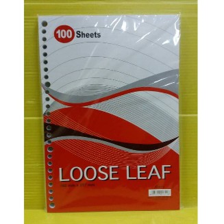

Kiky Loose Leaf A5 (Pak Isi 100 Lembar)