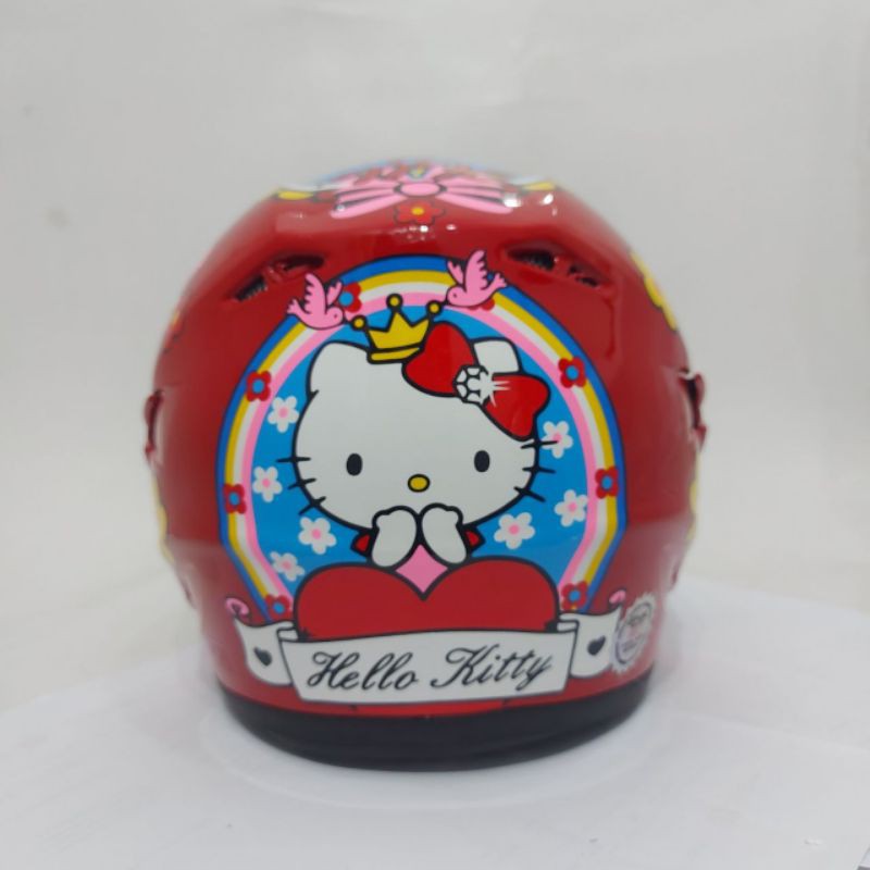 Helm Anak Hello Kitty Umur 3-9 Tahun