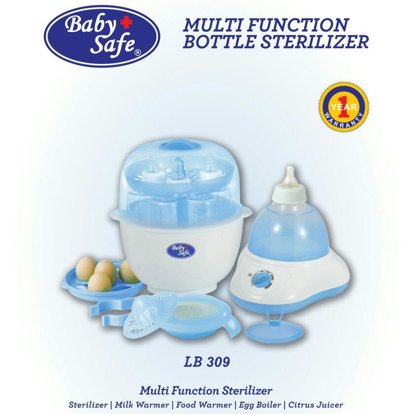 Baby Safe Multi Function Bottle Sterilizer LB 309 / Alat Steril Botol