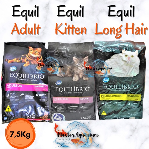 KHUSUS EKSPEDISI - Equil kitten 7,5Kg - Equil Adult 7,5Kg / Equil Long Hair 7,5Kg Equilibrio 7.5Kg F