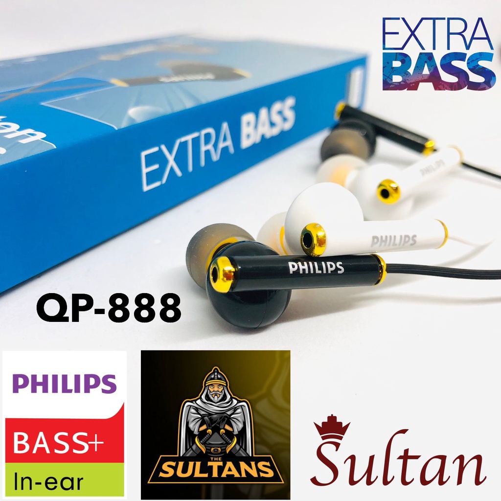 earphone Philips Qp-888 Proton Metallic handsfree for android samsung oppo vivo xiaomi dan realme