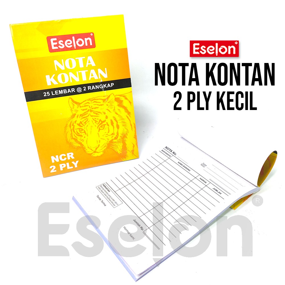 

Nota Kontan K2 Eselon / Nota Kontan 2ply Eselon / Buku nota kontan K2 Kecil Eselon