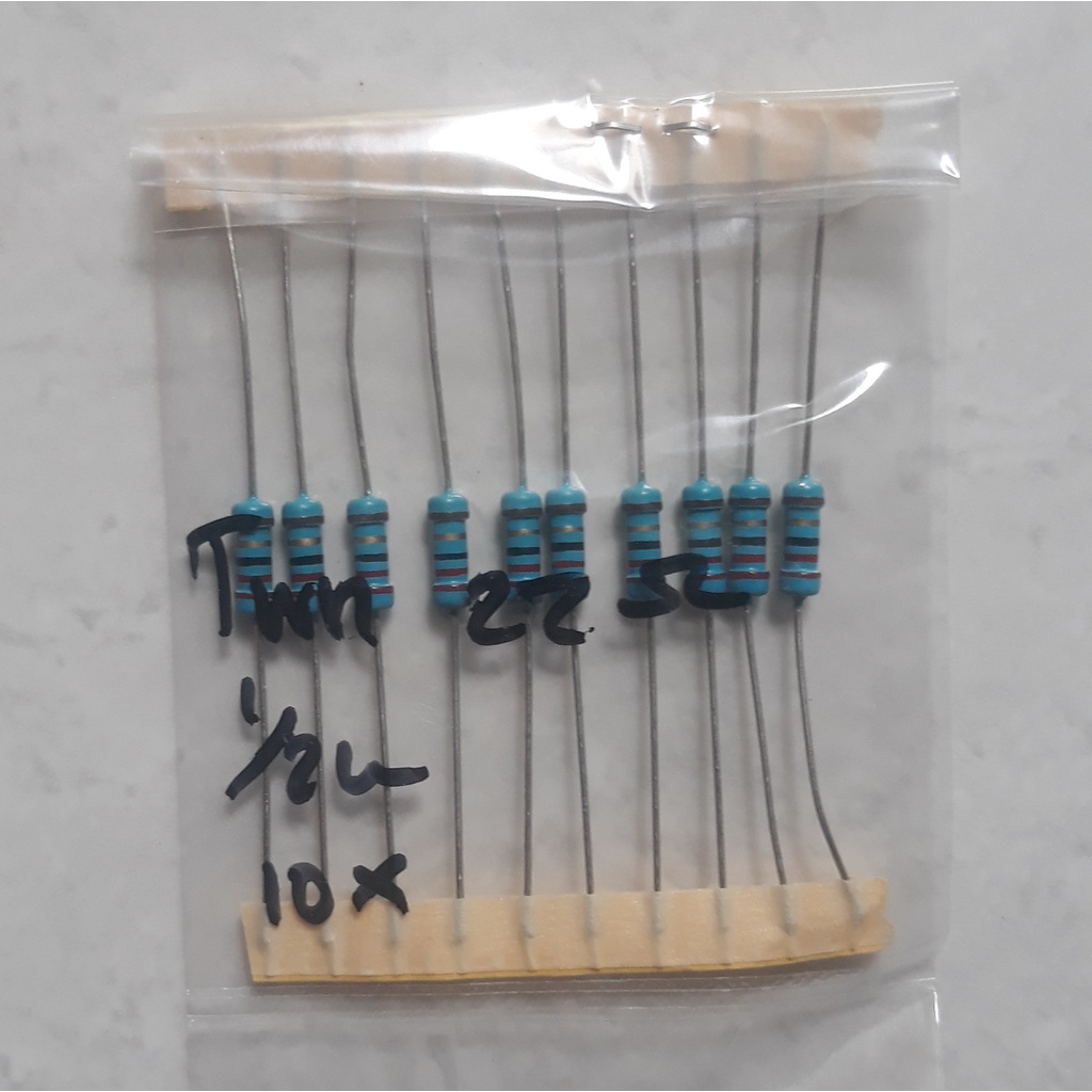 Resistor 22R 0.5W - 22 Ohm 1/2W 1% Metal Film