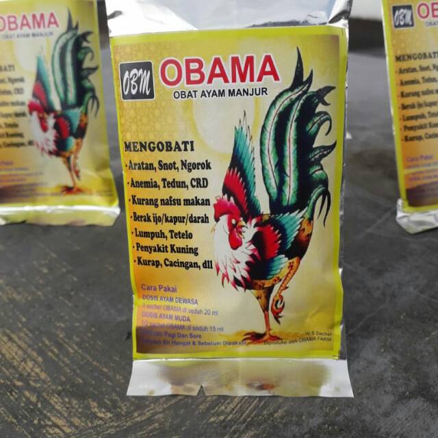 Obama (obat ayam manjur)