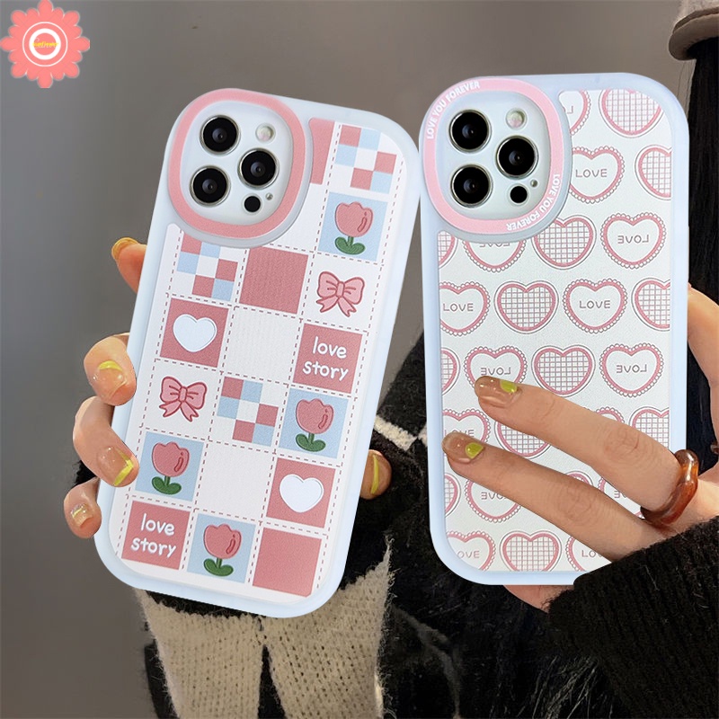 Casing Love Heart Phone Realme C53 C55 10 Pro Plus C30 GT 8i C25 C12 C25s C21 C15 5 5i 5S 6i C3 C20 8 8pro 7i C17 7 6 C35 C21Y C31 C21Y C25Y C11 2021 6s Mangkuk Lucu Sarung Shockproof