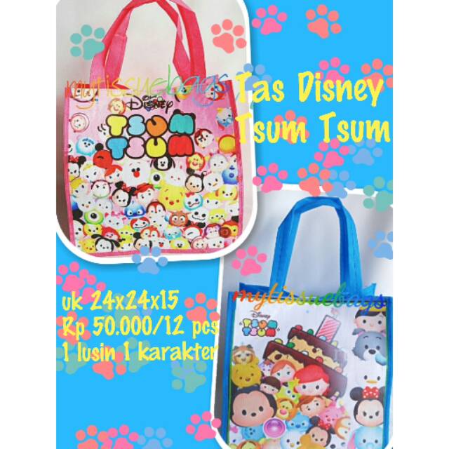 

12tas souvenir ulang tahun goodiebags tsum