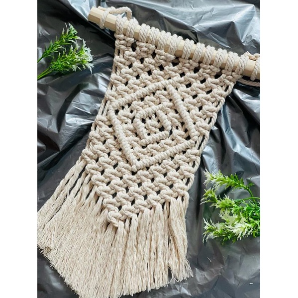 READY STOK) macrame Hiasan dinding / macrame wall hanging/ Dekorasi rumah