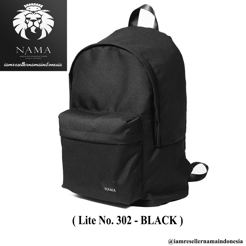 Backpack Tas Ransel NAMA Lite No. 302 - Black