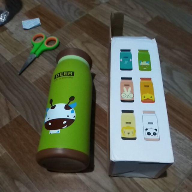 Paling Laku Botol Minum Termos Karakter Animal Stainless Steel 500 Ml / Thermos
