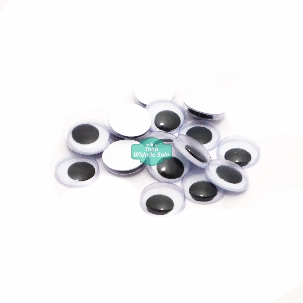 1 BUAH Mata Boneka 13mm Mata-mataan Imitasi Besar