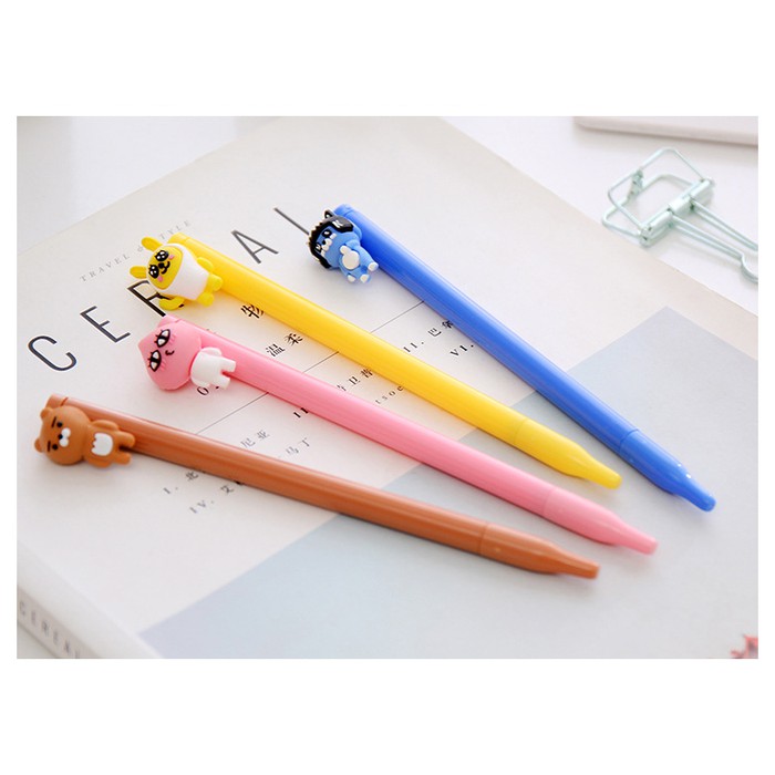 

kucing kucing korea, pulpen motif kucing, pulpen karakter line