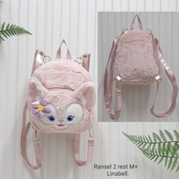 Tas Ransel Selempang LinaBell  Lotso 2Rest Multy Fungsi/Backpack/Tas Slempang Anah Perempuan