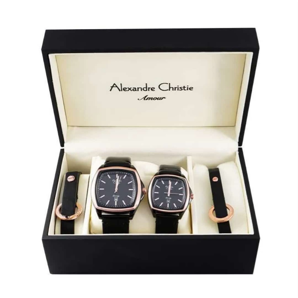 Jam Tangan Couple Alexandre Christie Ac 8665 Ac8665 cwe & cwo