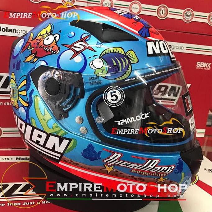 dipesan Helm Nolan N60.5 Melandri Aquarium Pearl Blue N60 - 5 N605 the best