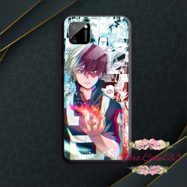 back case glass BOKU NO HERO AKADEMI Vivo Y91 Y17 Y12 Y15 Y93 Y95 Y81 Y83 Y71 Y53 y20 Y30 Y50 BC2766