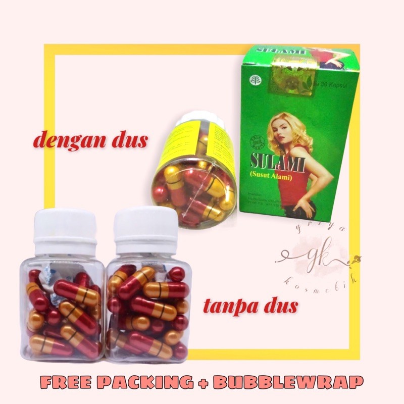 ✨GRIYA✨ Sulami Susut Alami Pelangsing Herbal  Kapsul Sulami | Kapsul Pelangsing Herbal | Diet | Obat