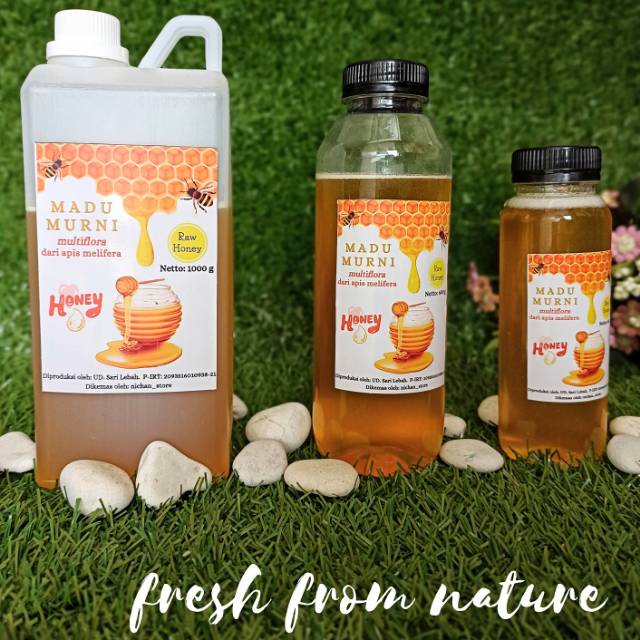 

Raw honey MADU MURNI multiflora 350gr